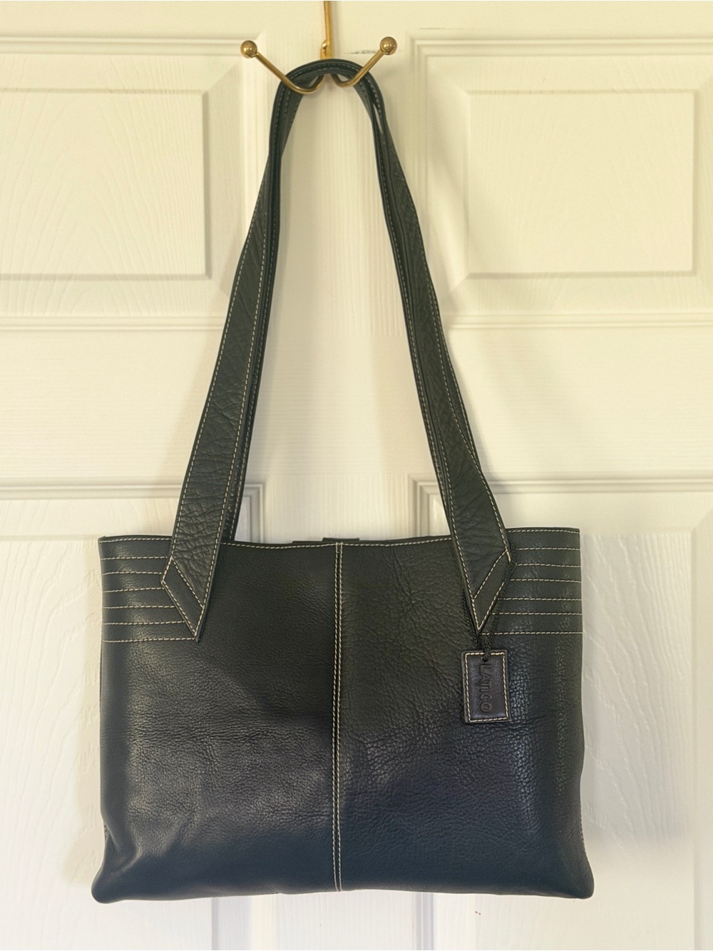 Latico Structured Shoulder Tote – Genuine Leather - Picture 8 of 10